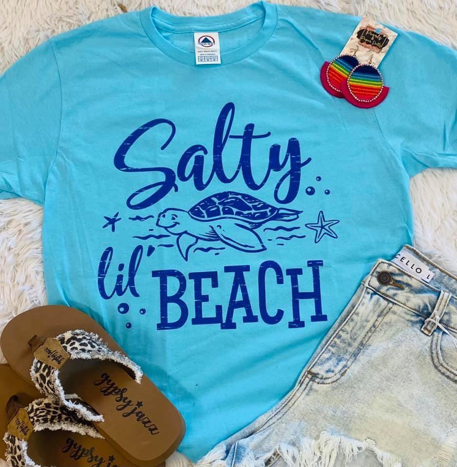 Salty lil Beach Graphic Tee