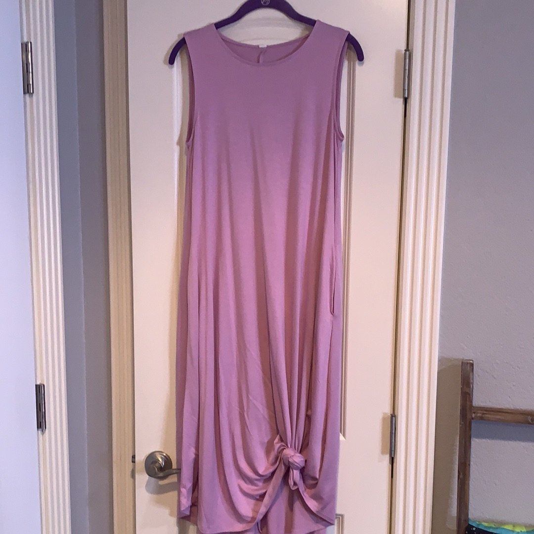 Purple Tank Maxi Dress