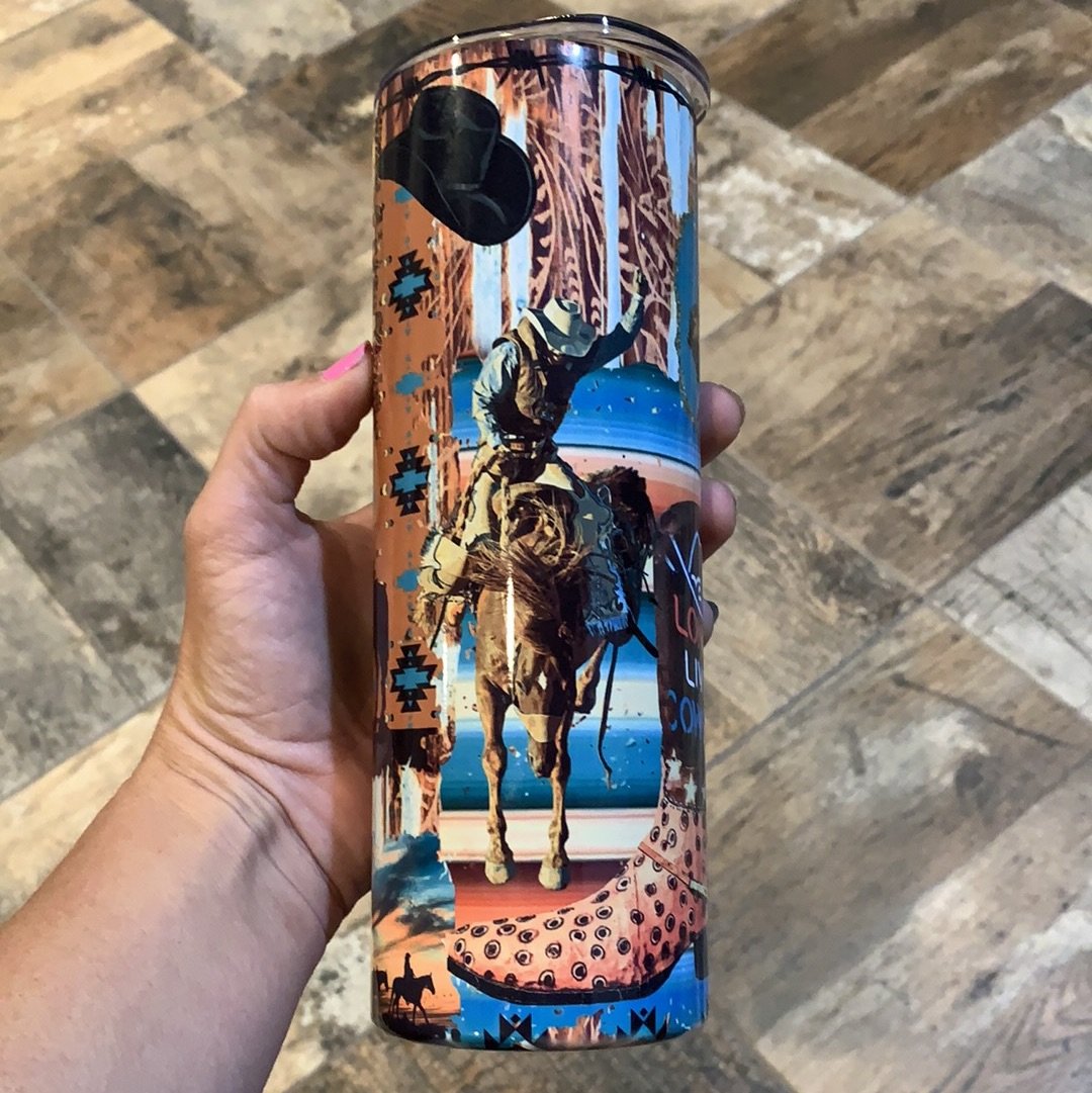World Needs More Cowboys Tumbler