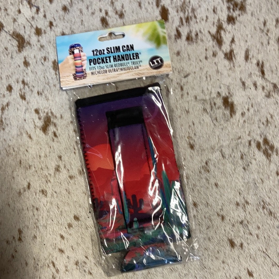 Slim Can Koozie W/Handle