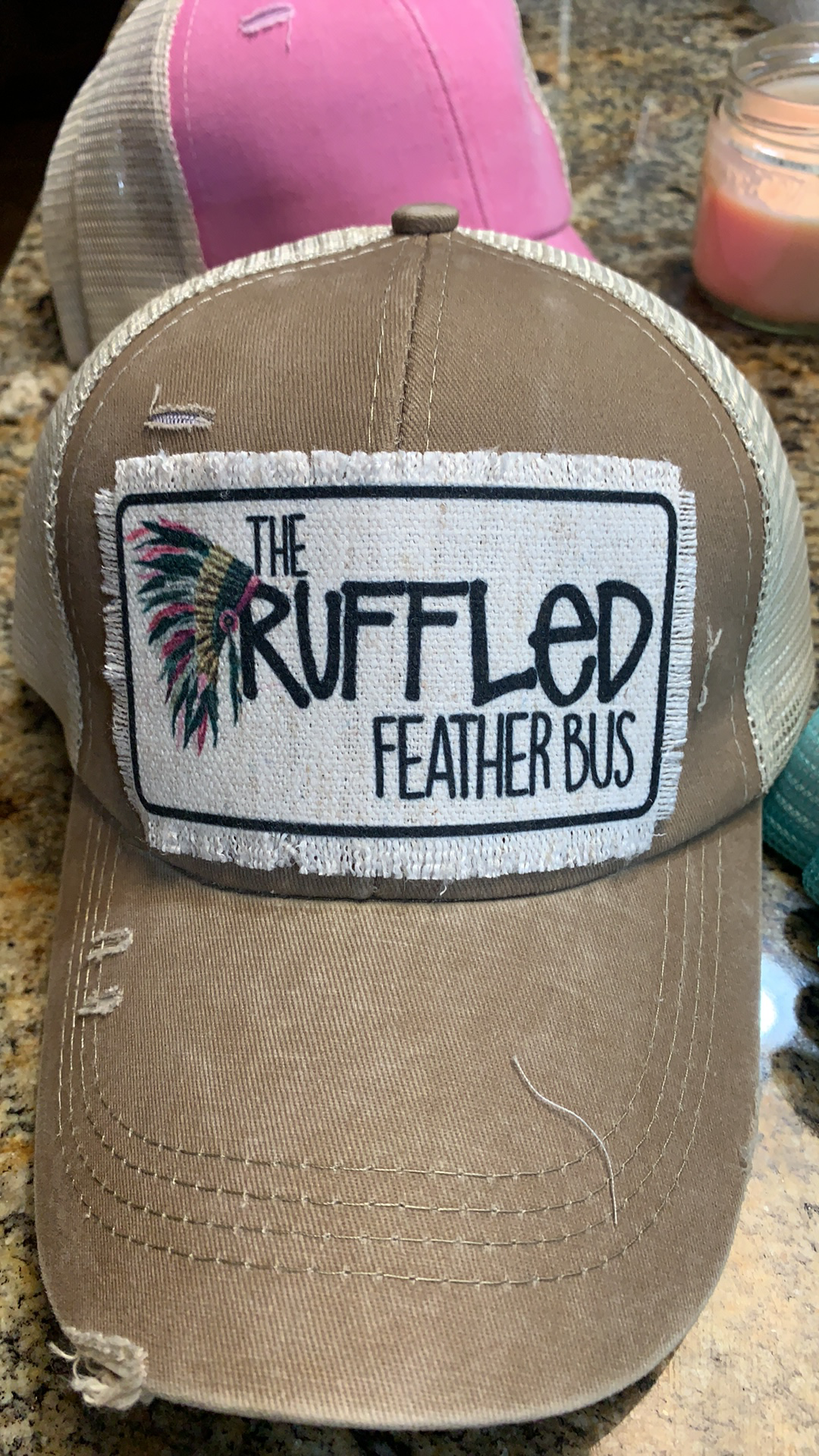 The Ruffled Feather Bus Criss Cross Hats