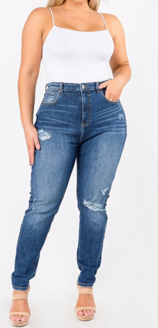 High Rise Skinny Jeans