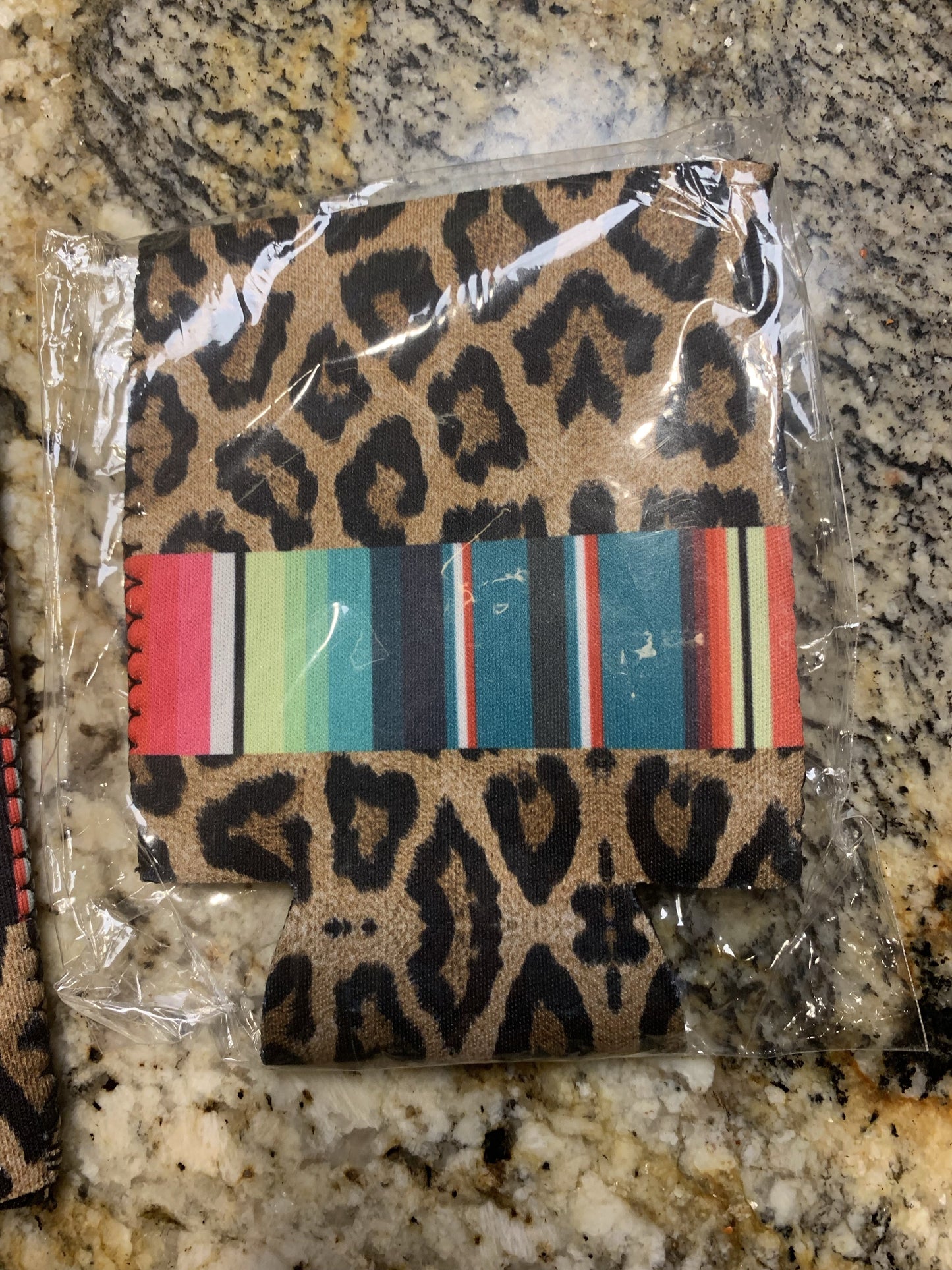 Leopard Serape Koozies