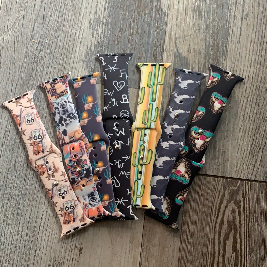 Western Collection - Silicone Watch Bands