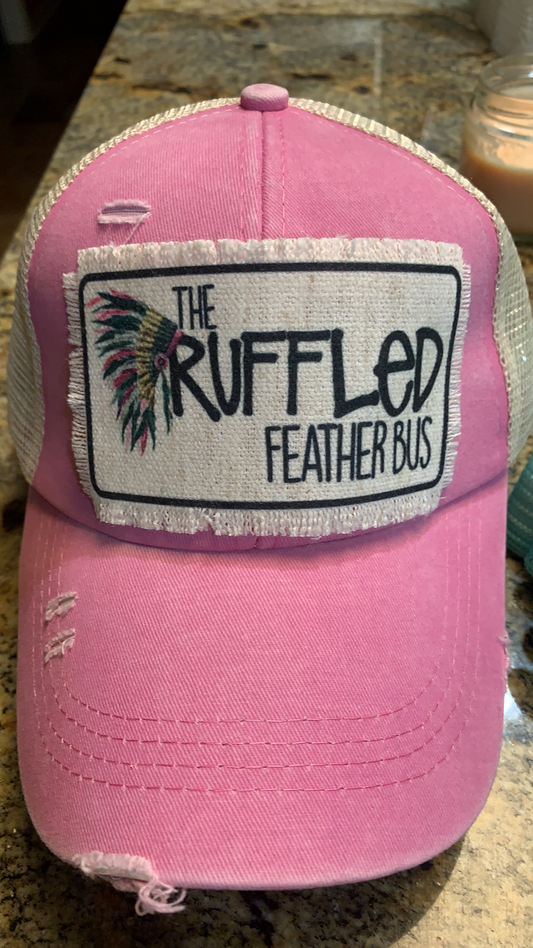 The Ruffled Feather Bus Criss Cross Hats