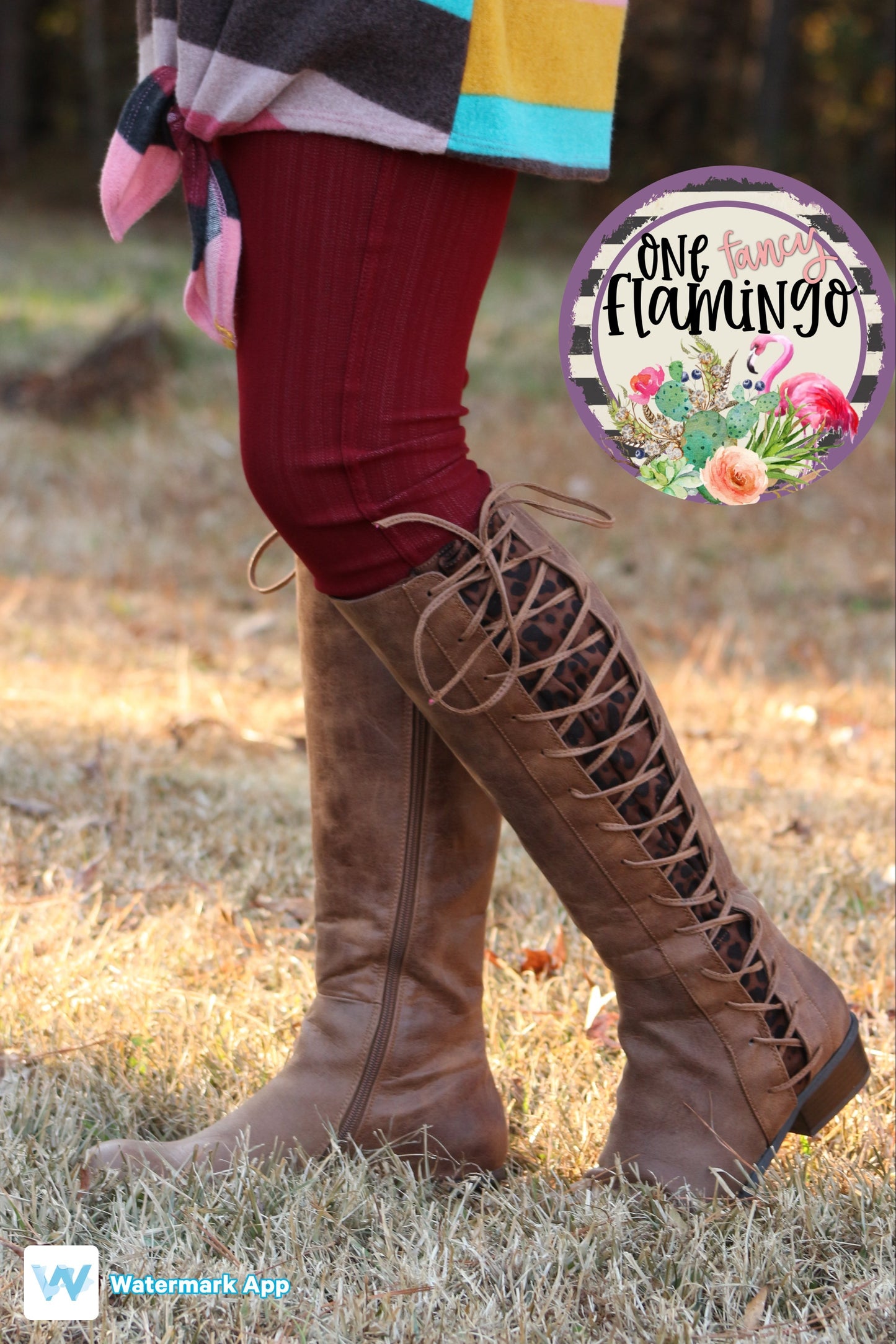 Leopard Peek A Boo Boots