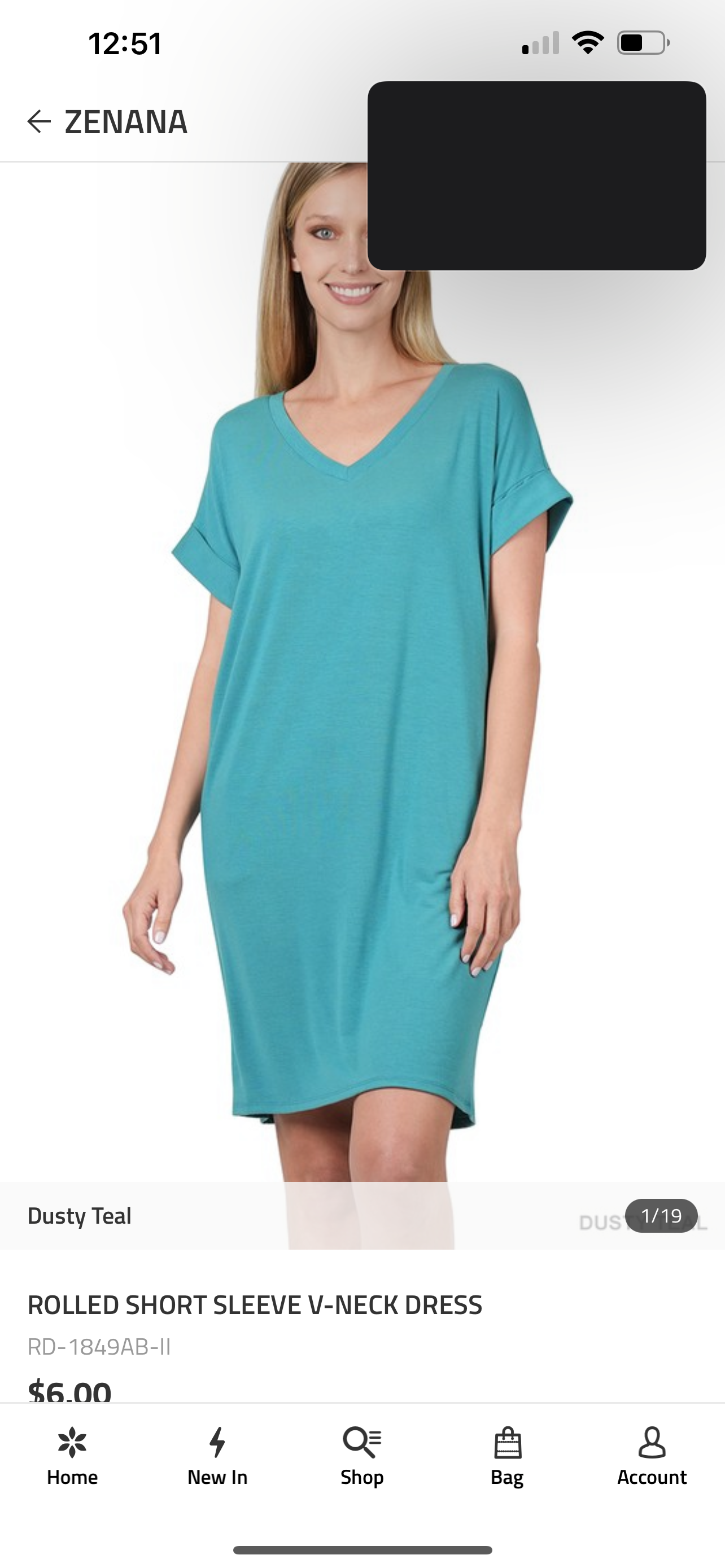 Teal Midi Dress