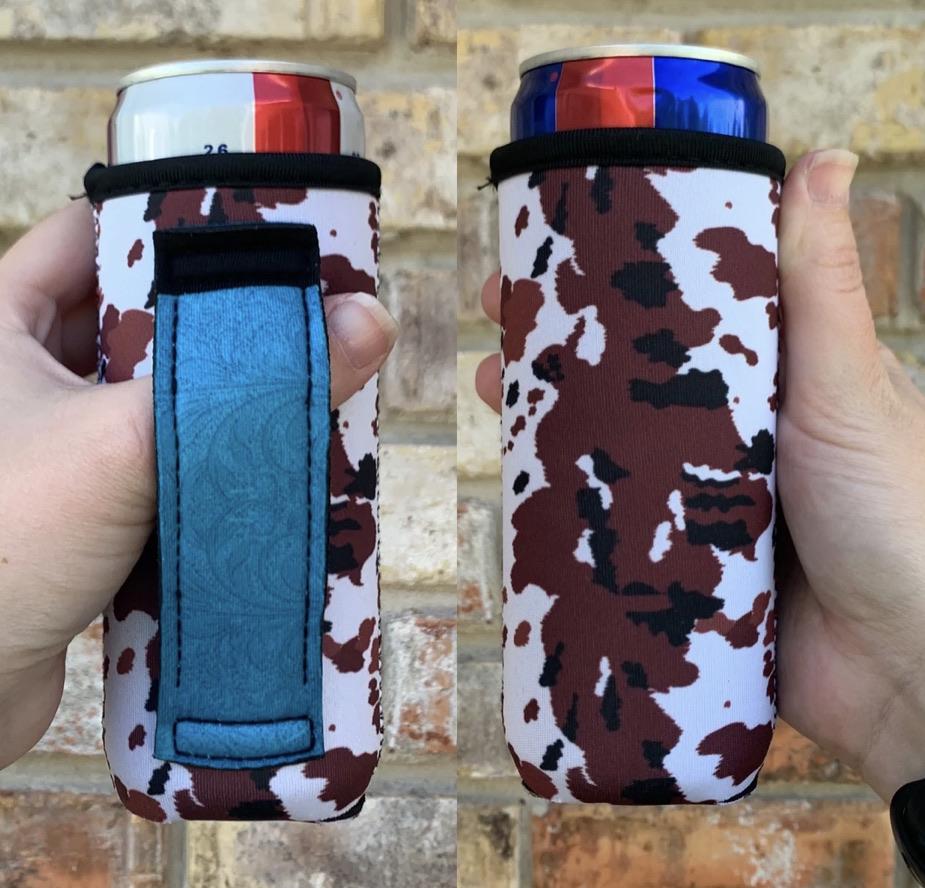 Slim Can Koozie W/Handle