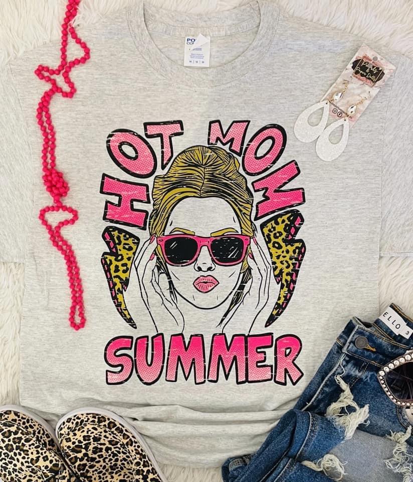 Hot Mom Summer Graphic Tee