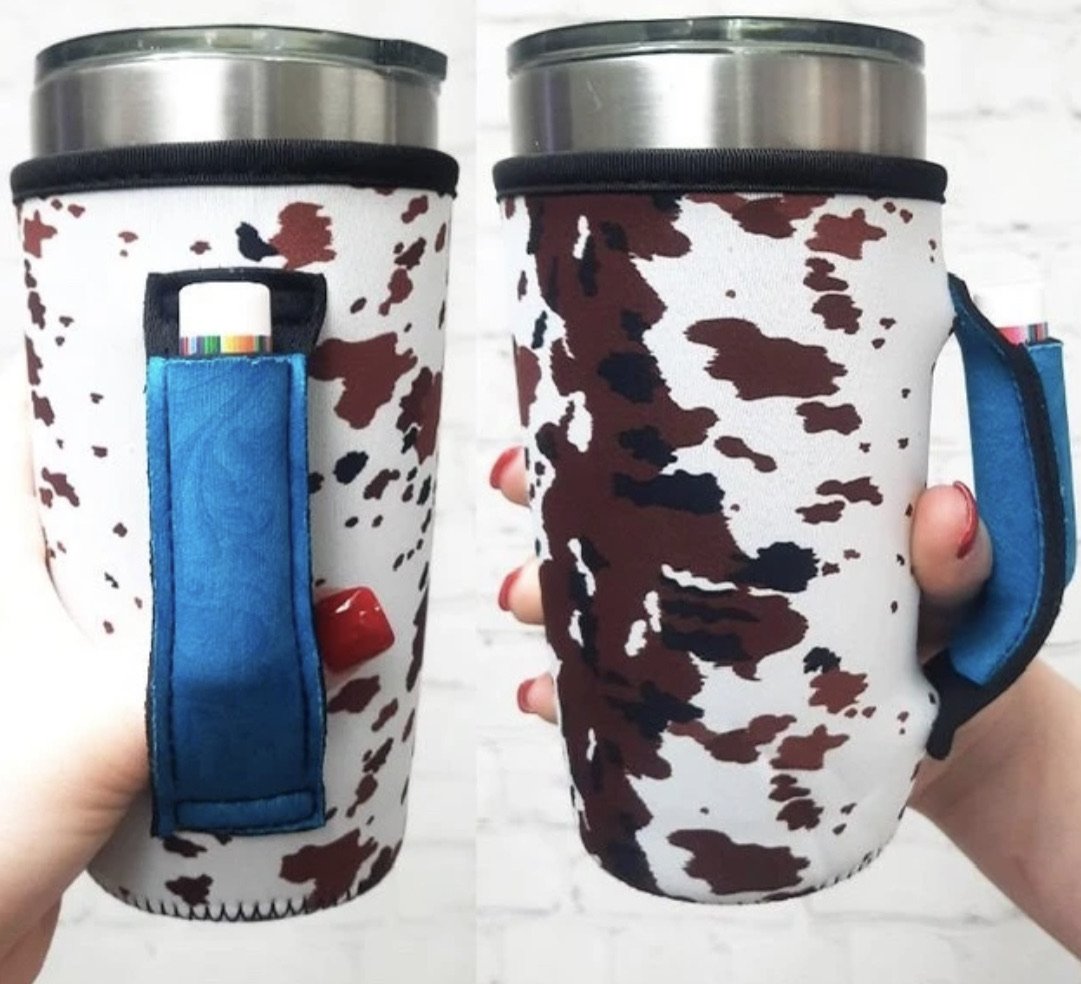 20 oz Tumbler Koozie W/Handle