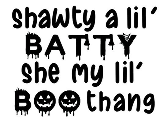 Shawty A Lil Batty She My Lil Boo Thang
