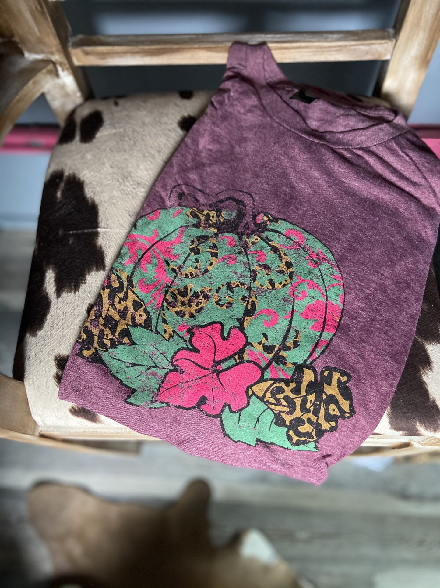 Pumpkin Leopard Leaves