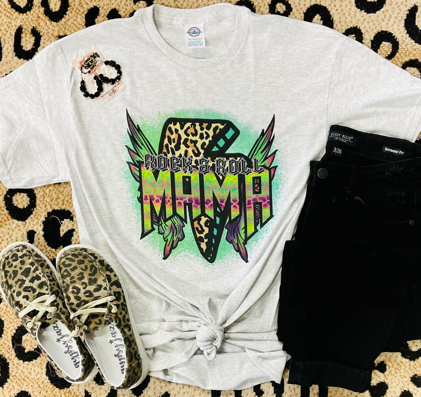 Rock N Roll Mama Graphic Tee