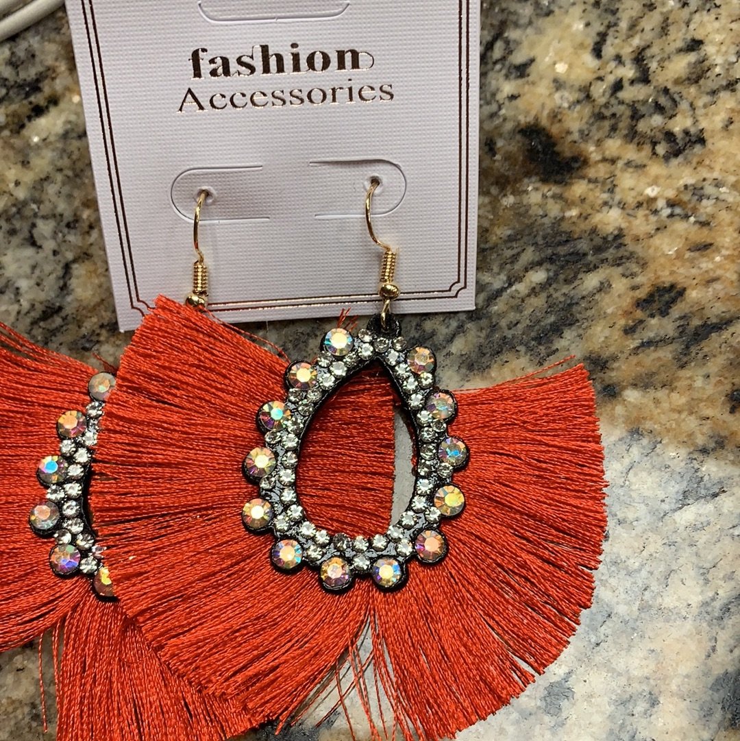 Bling Fringe Earrings