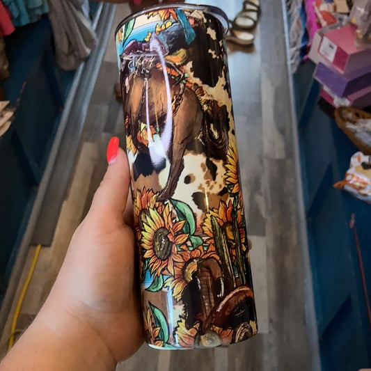 Sunflower Western Vibes TUMBLER CUP