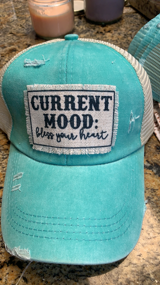 NEW Criss Cross Hat W/Patches