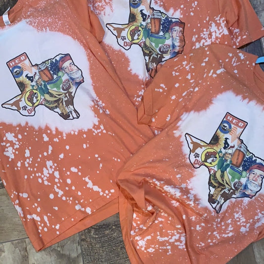 Distressed Texas Logo Tee