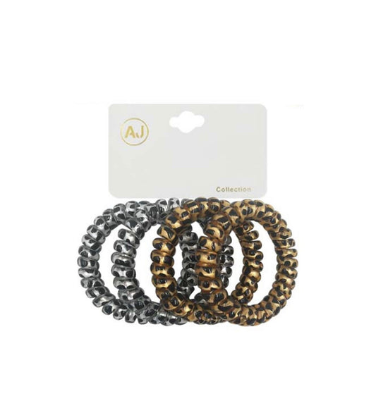 Leopard Hair Ties