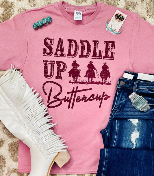 Saddle Up Buttercup Graphic Tee