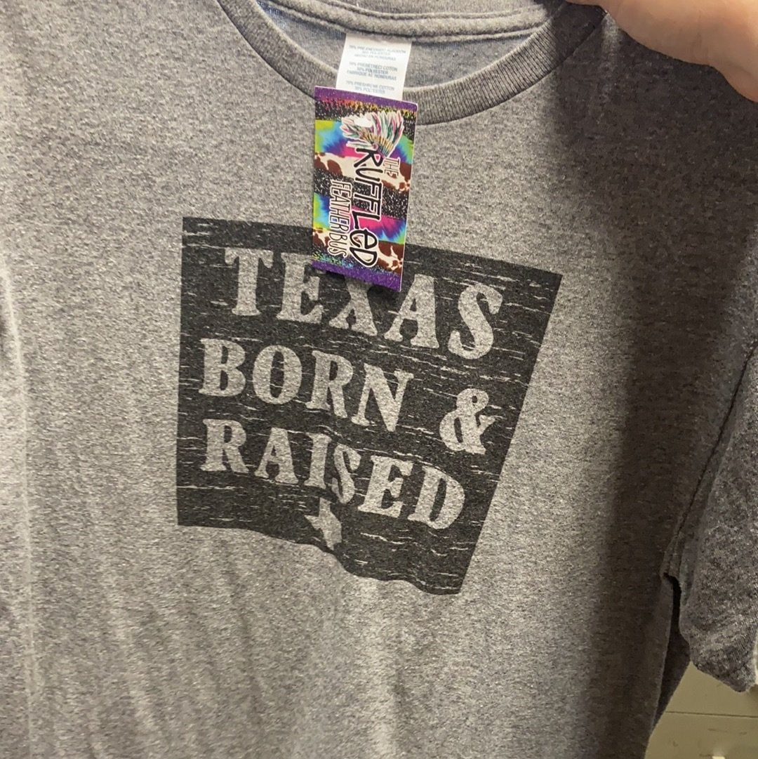Texas Born & Raised Graphic Tee