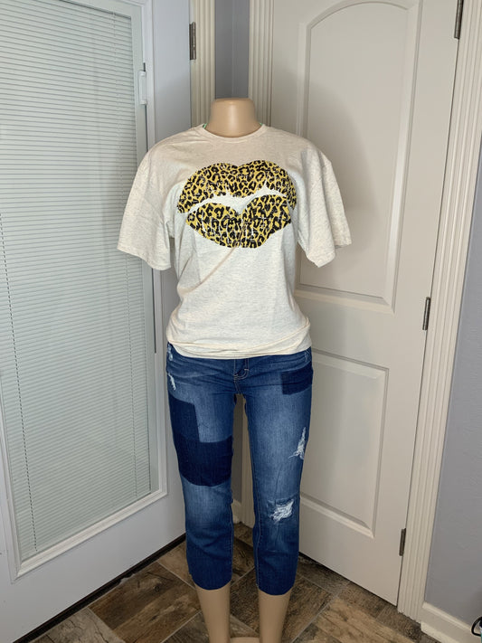 Leopard Lips Tee