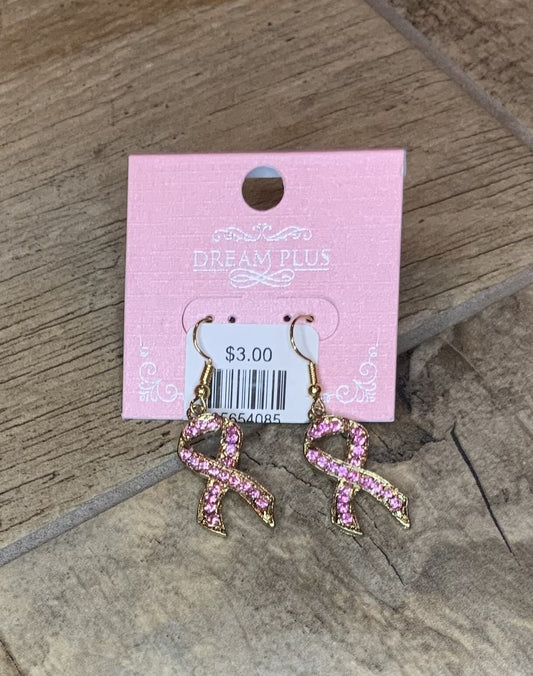 Breast Cancer Earrings