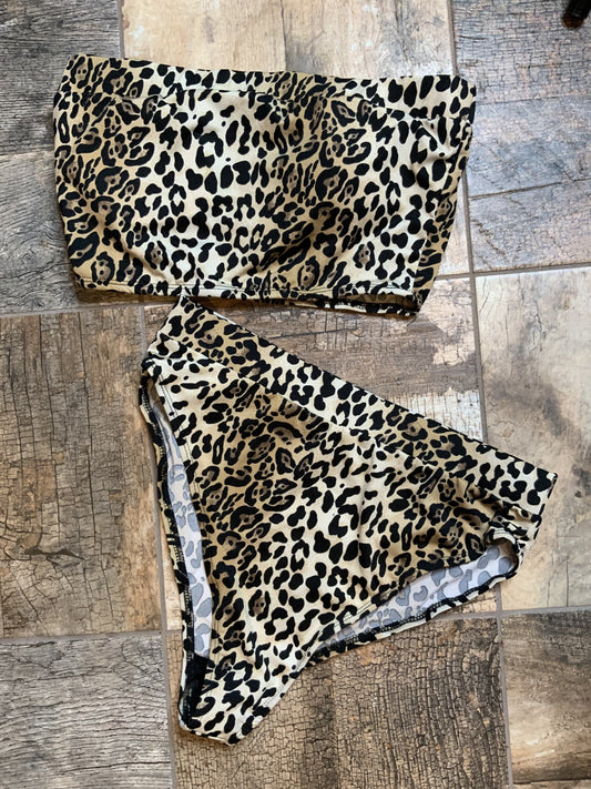 Leopard Band Swimsuit
