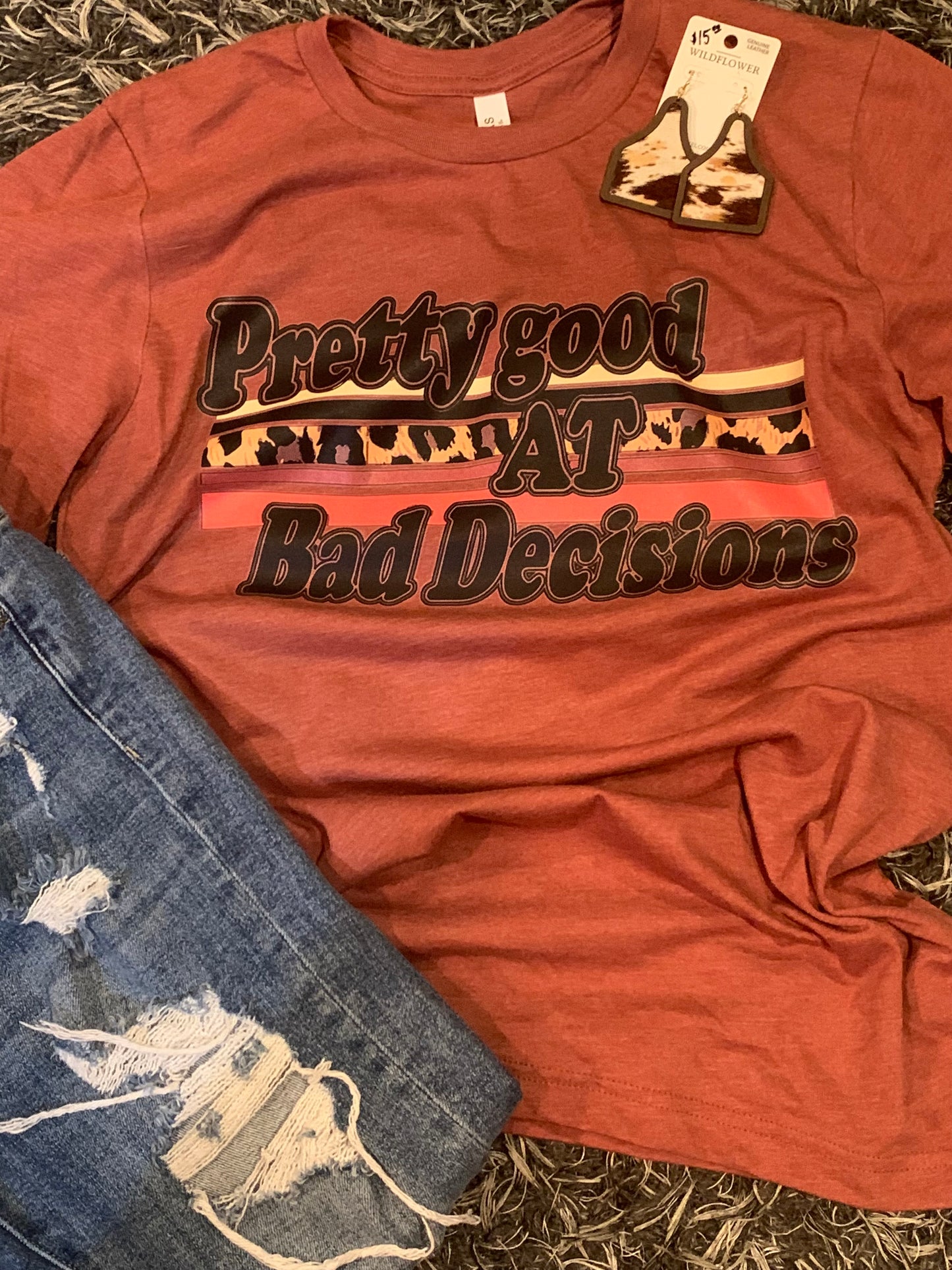 Pretty Good at Bad Decisions Graphic Tee