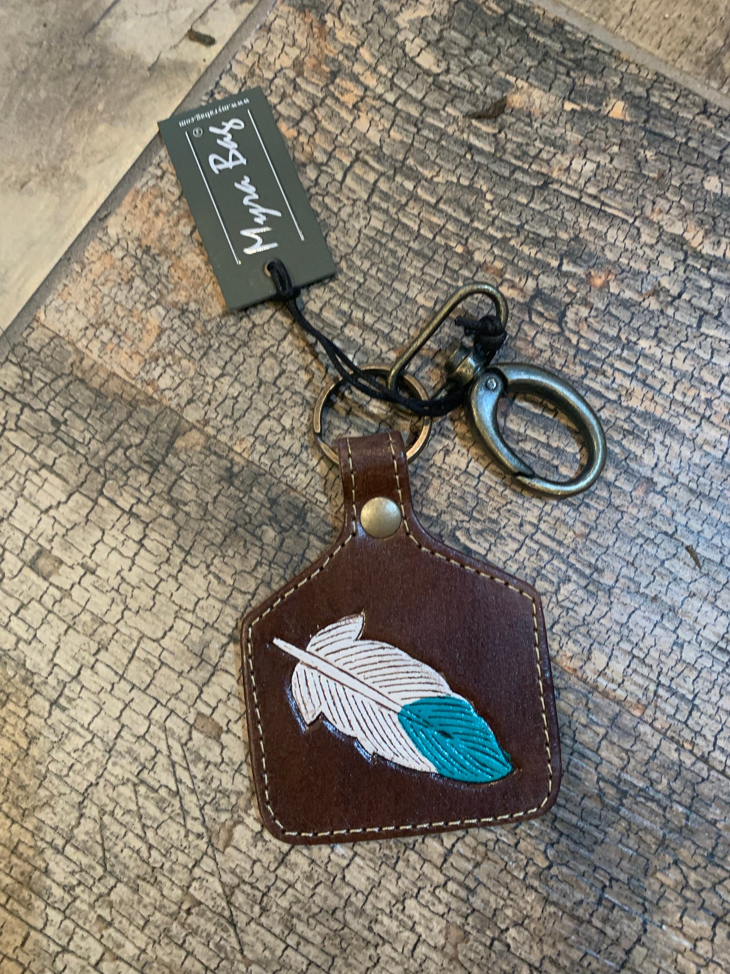 Feather Cow Tag