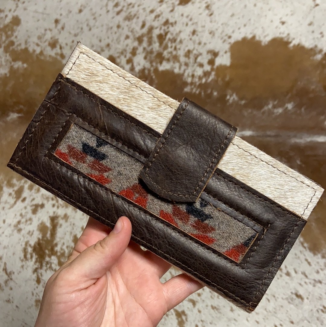 Ivory Pendleton Cowhide Wallet