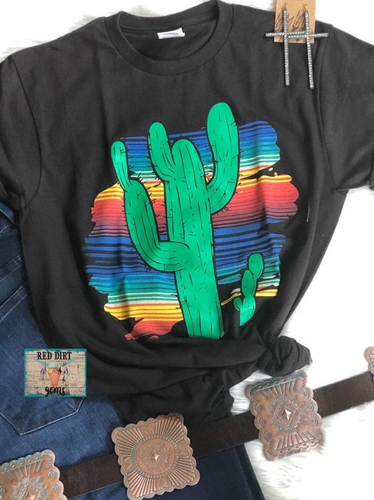 Serape Cactus Tee