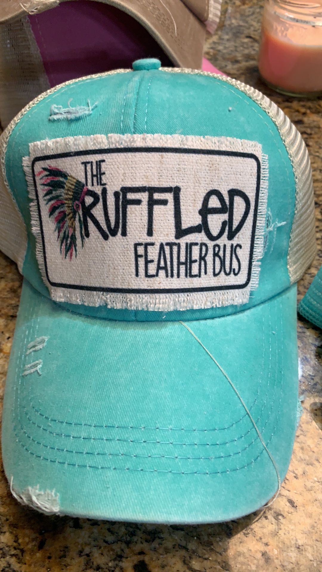 The Ruffled Feather Bus Criss Cross Hats