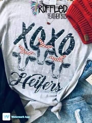 XOXO Heifers Graphic Tee