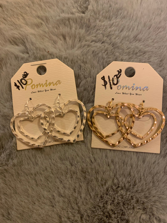 Double Love Earrings