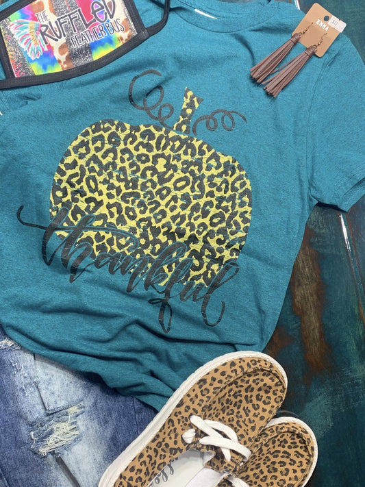 Leopard Pumpkin - Thankful Tee