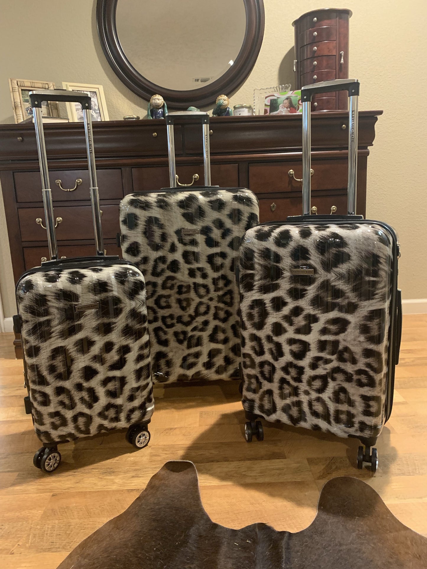 Leopard Hardshell Luggage