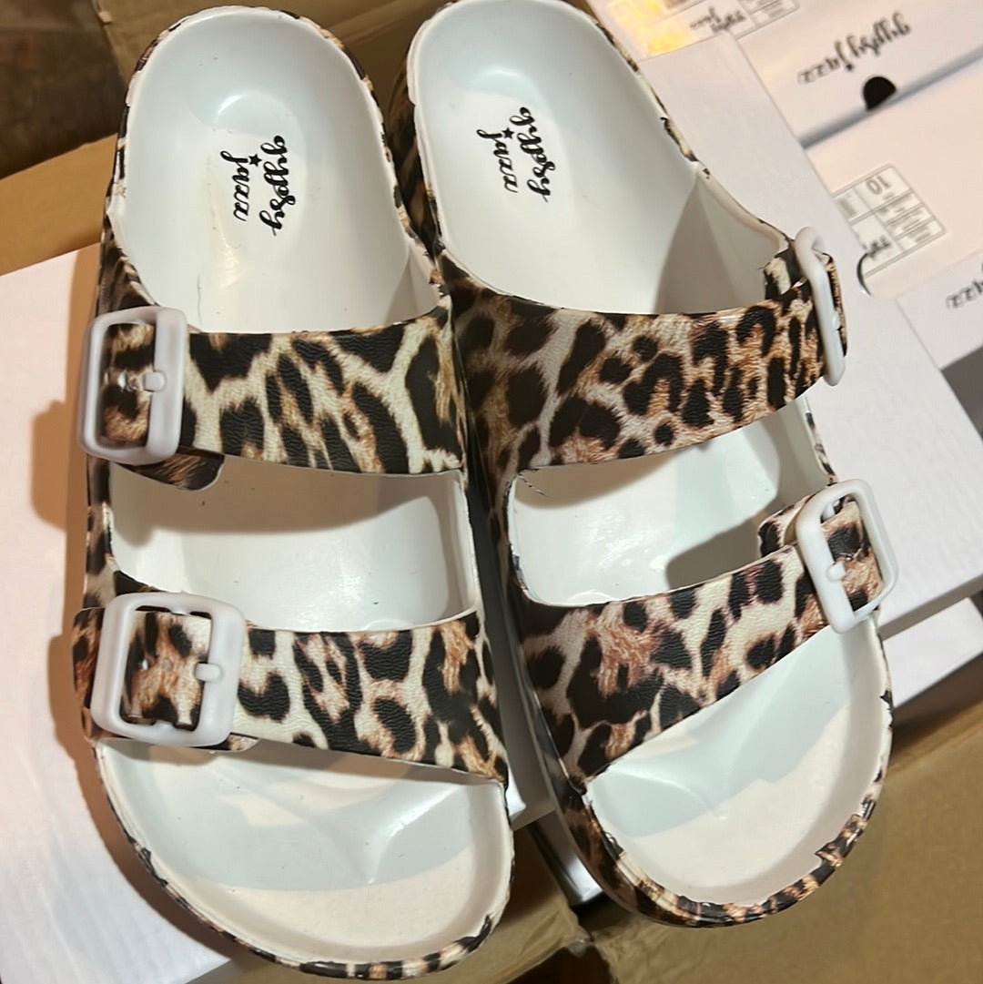 Mama Mia Leopard Sandals