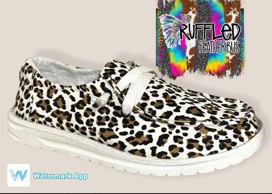 Samantha Leopard Loafers